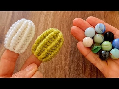Waw super esay knitting Crochet???????????? lemon keychain making