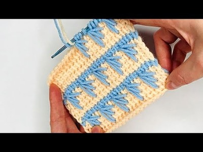 WONDERFUL ???????? Super Easy Tunisian Crochet for Beginners