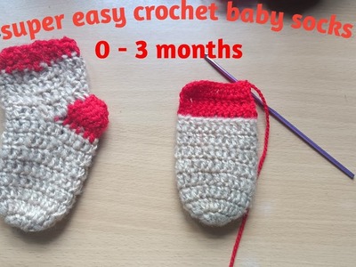 Wow????super easy crochet baby socks|crochet socks for 0-3 months