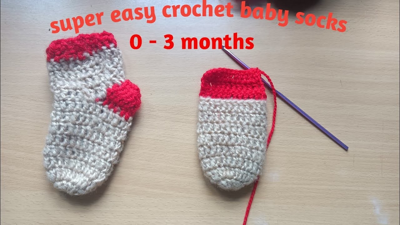 Wow????super easy crochet baby socks|crochet socks for 0-3 months