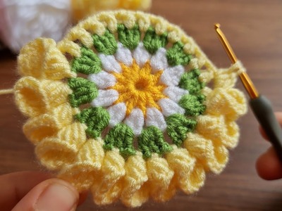 Wow !! Super easy useful crochet knitting motif, decorative model ✔️how to make beautiful crochet