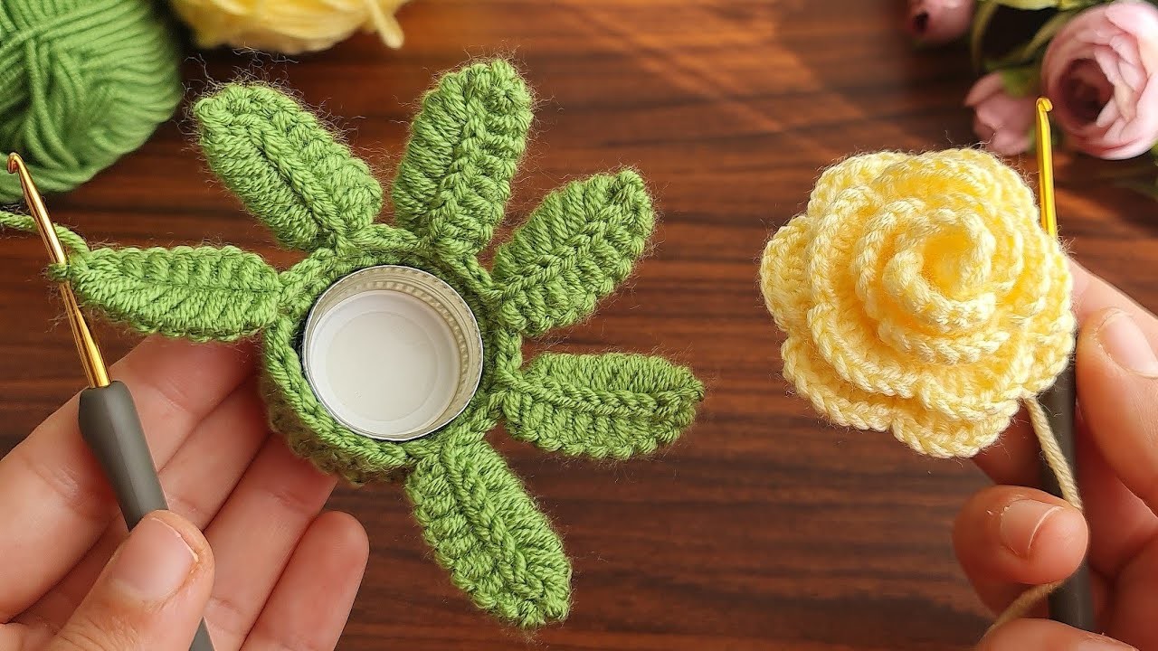 Wow!!???? Super idea ,how to make amazing crochet knitting. Very useful crochet key chain pincushion.