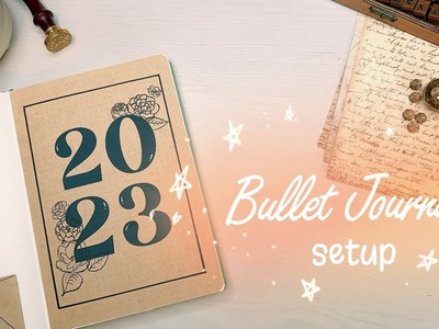 2023 Bullet Journal Setup | Vintage theme