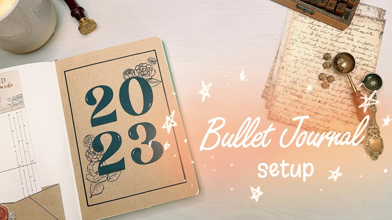 2023 Bullet Journal Setup | Vintage theme