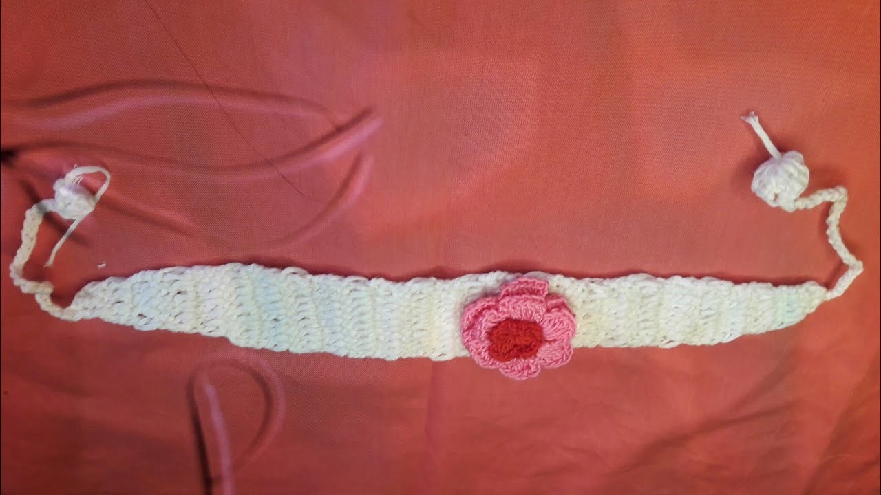 28 December 2022 Easy crochet heirband tutorial.baby  girl heirband.