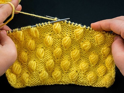 An easy and fine pattern with knitting needles “Shells”!
