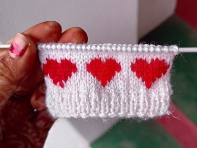 Beautiful Knitting Stitch Pattern For Sweater.Cardigan