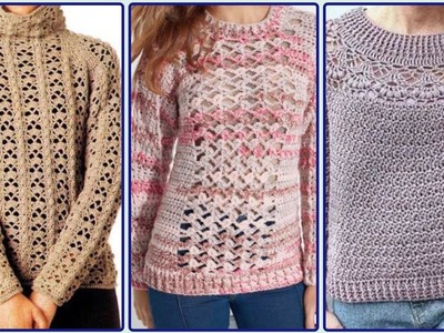 Beautiful & Outclass Crochet Tops For Women's - Knitted Shirts For Girls