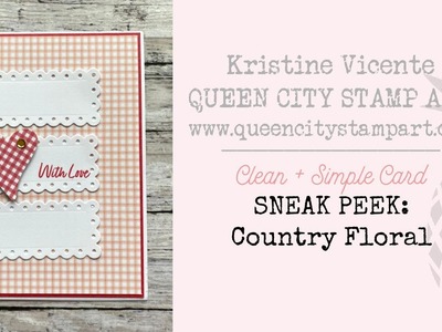 Clean + Simple Card:  Country Bouquet Punch