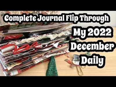 Complete Journal Flip Through Video. Chatty Version Junk Journal Flip Through Christmas Edition