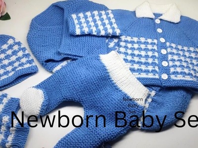 Complete Knitted Baby Set | Newborn Baby Set Complete Information
