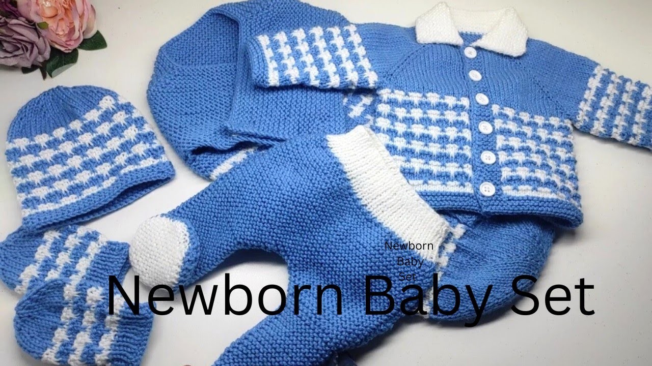 Complete Knitted Baby Set | Newborn Baby Set Complete Information