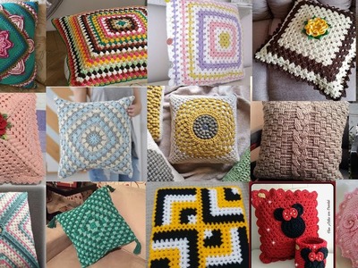 Crochet Cushion Free Pattern - Stylish & Attractive Crochet Pillow Cover Ideas