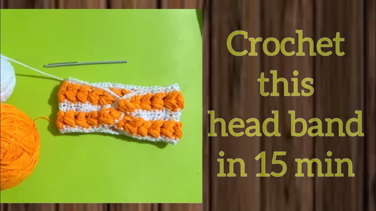 Crochet head band in 15 mins. #15minute #crochet #knitting #viral #trending #viralvideo #viralvideos