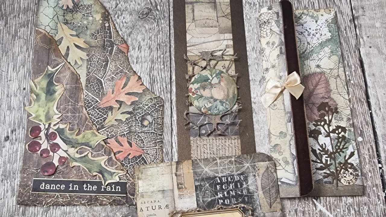 Decorating Ephemera Using Stamperia Forest - Winter Woods