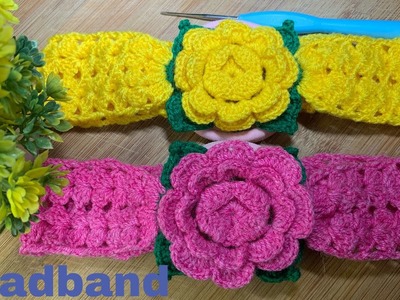 Easy crochet headband beautiful eye catching hair band