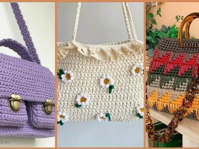 Gorgeous And New Crochet Handknitt Bags Purse Design Ideas