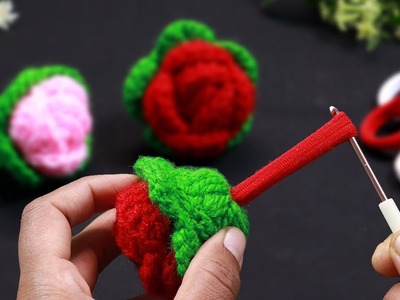 ✨Incredible✨Headband.Very easy Crochet Tunisian. knitting Rose headband
