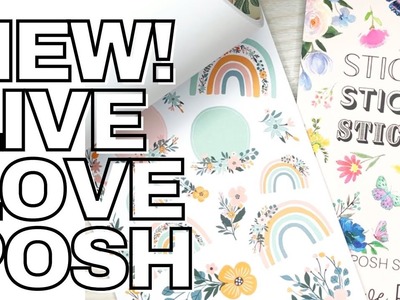 LIVE LOVE POSH STICKER BOOKS | CHIC SPRING & POSH SPRING FLIP THROUGH
