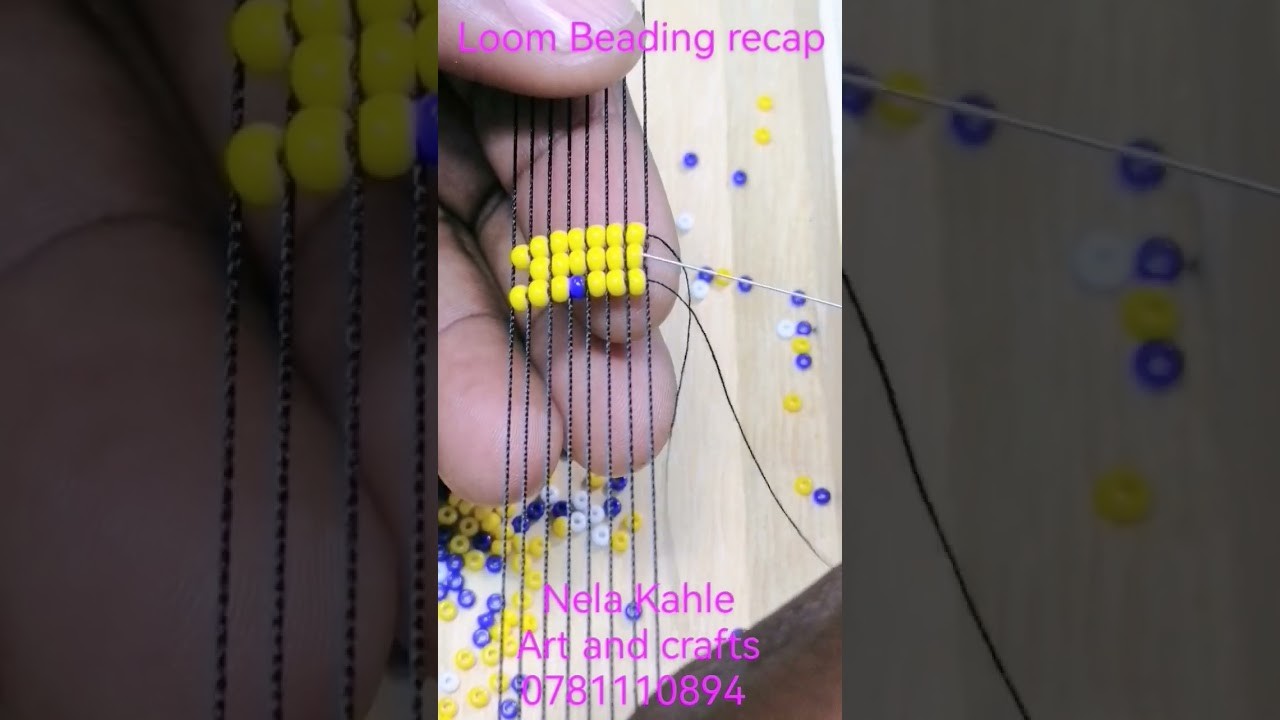 Loom beading recap