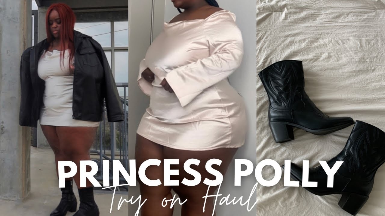 PRINCESS POLLY TRY ON HAUL | WINTER TRY-ON HAUL + MUST HAVES | PLUS SIZE TRY-ON HAUL