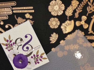 Spellbinders January 2023 Small and Large Die & Embossing Folder of the Month: Floral Swag Tutorial!
