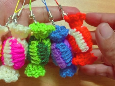 Super Easy Crochet.Lovely And Sweet Candy ???? Keychain.