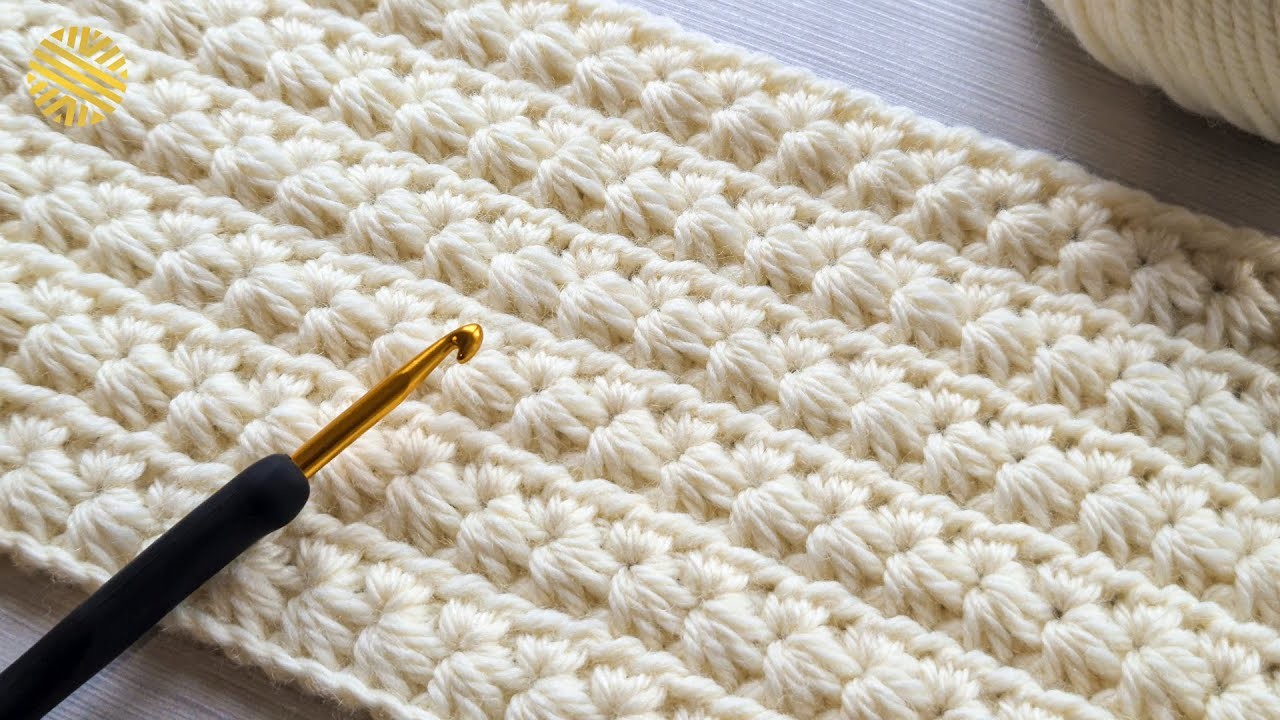 The MOST GRACEFUL & EASY Crochet Pattern for Beginners! ???? Crochet Stitch for Baby Blanket and Scarf