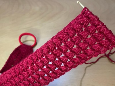 Tunusian bandana✅ headband Crochet✅ Crochet hair accessories✅Crochet hair✅ headband Crochet tutorial