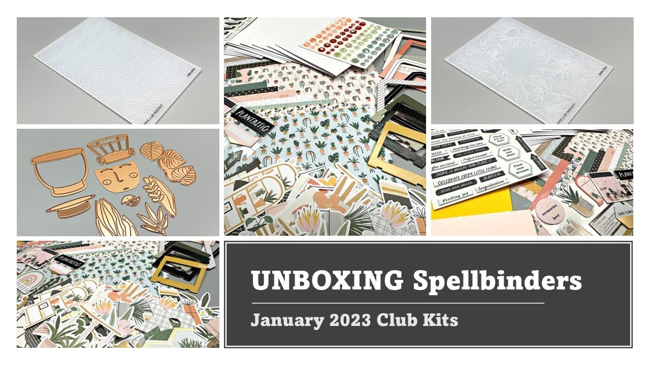 UNBOXING | Spellbinders January 2023 Club Kits | CARD KIT CHANGES