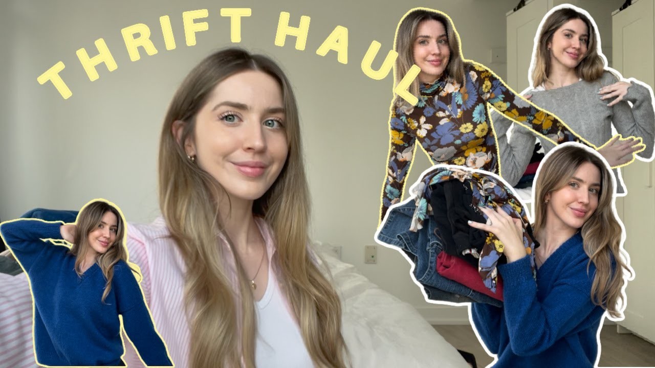 Unfiltered Thriftmas Haul - Best Thrift finds + try on