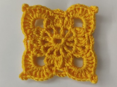 ????Wow!????Crochet square motif making