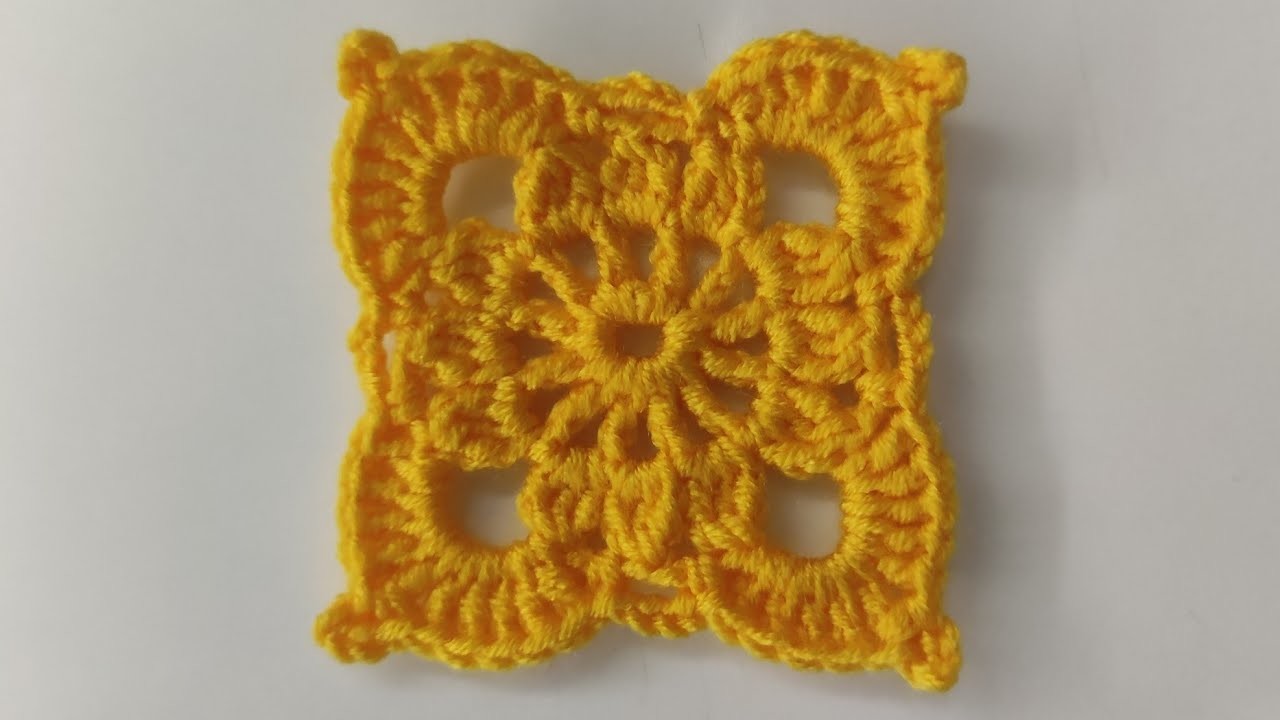 ????Wow!????Crochet square motif making