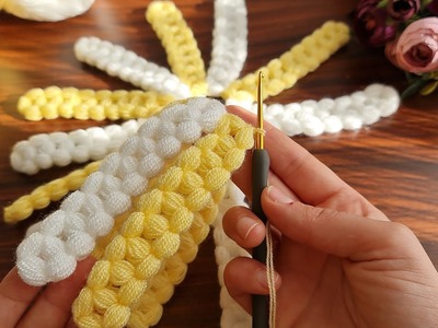 Wow Super !! Easy useful crochet knitting - How to make easy crochet motif,throw pillow model.