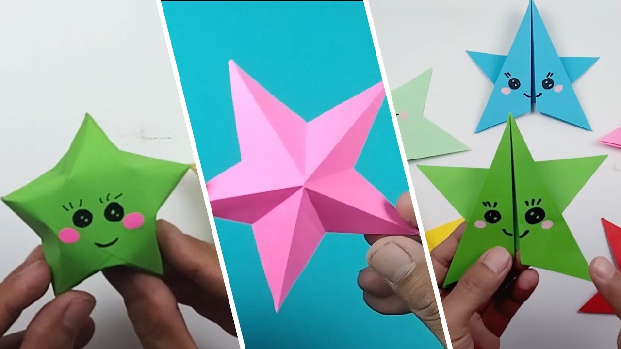 3 Easy Moving Christmas Star 2023 - DIY Paper Christmas 2023