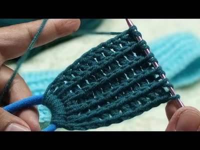 ???? Amazing ???? very easy Tunisian crochet headband ????????