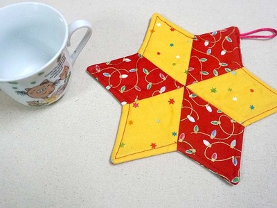 Christmas Gift Ideas ???? Diy Star Pot Holders Gift