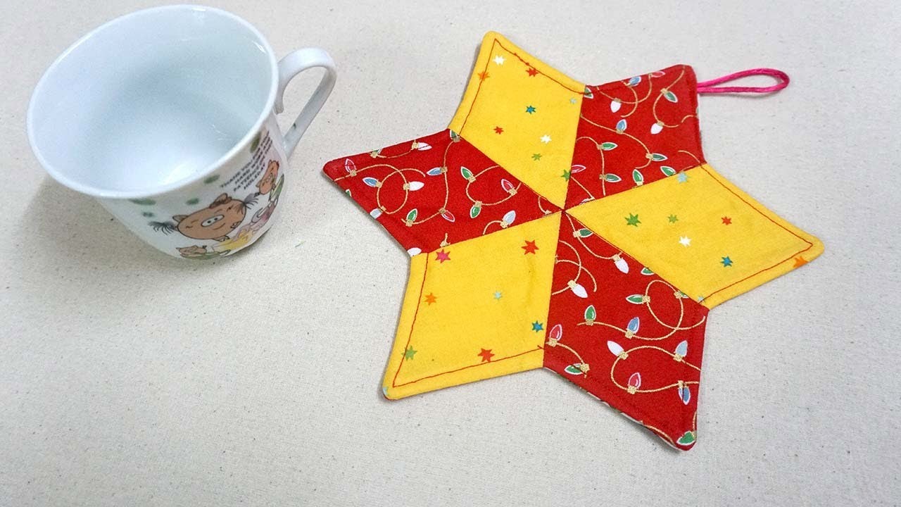 Christmas Gift Ideas ???? Diy Star Pot Holders Gift