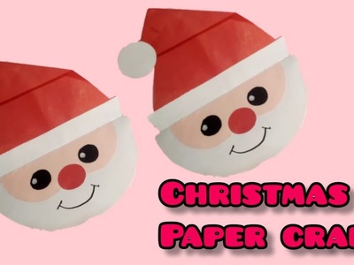 Christmas Santa Claus Craft | Santa Face Craft | Origami Paper Craft #santaclaus #santaclauscraft