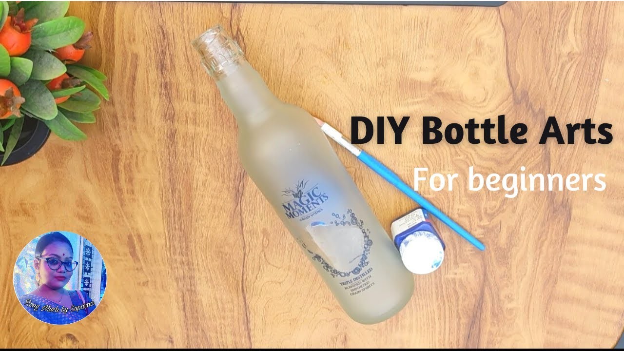 ???? Christmas???? special ????Glass bottle painting for all beginners|| Easy bottle painting idea ||