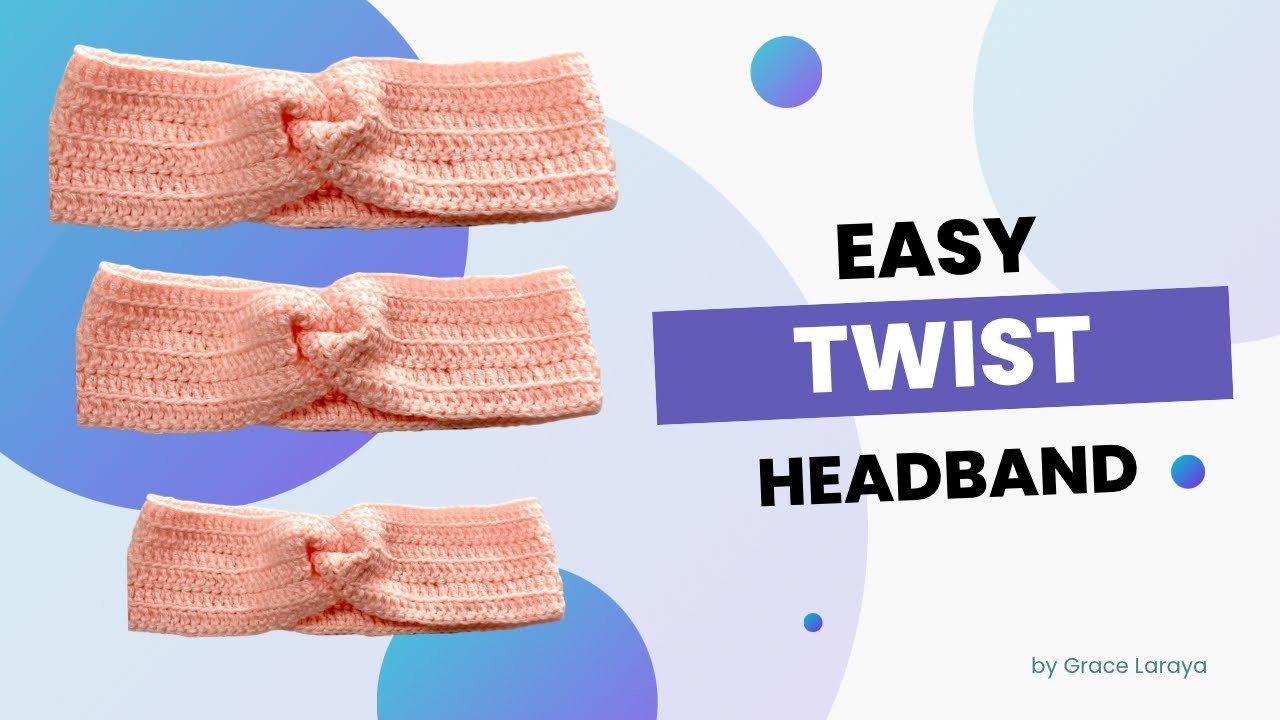 DIY Crochet Twist Headband | Easy Twist Headband