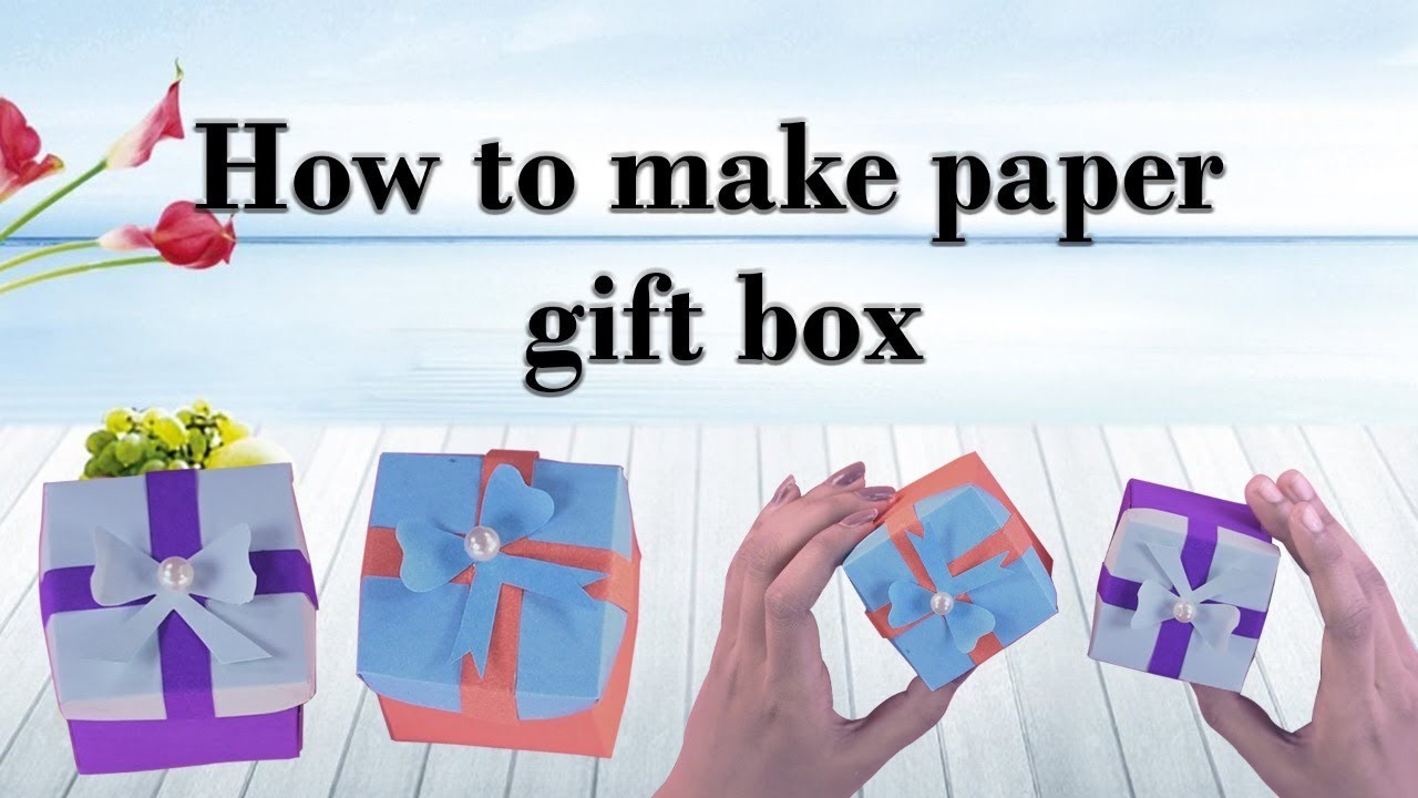 DIY Gift Box. How to make Gift Box ? Easy Paper Crafts Idea #QuestDIY
