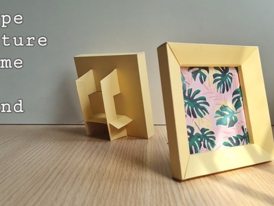 DIY : Paper picture frame + stand
