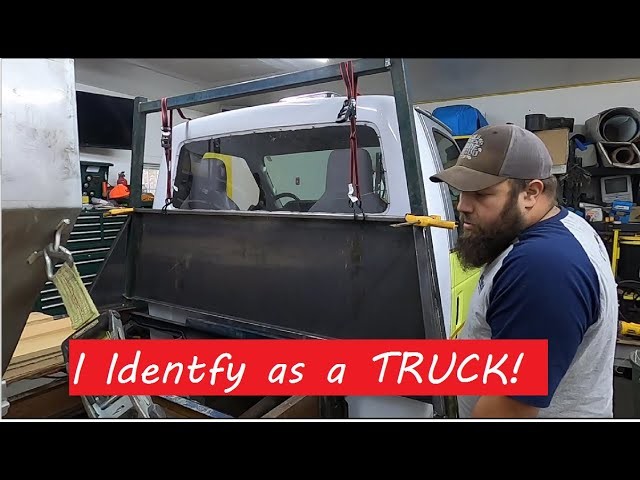 Fabricating Custom Built Flatbed From Scratch for Ford E-450 VAN? Part 2 of 3 Sandblasted Gavlanized