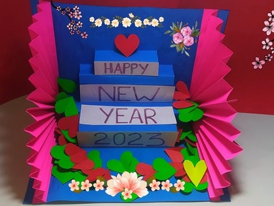 Greeting  card.2023New year special.paper crafts.Bk crafts