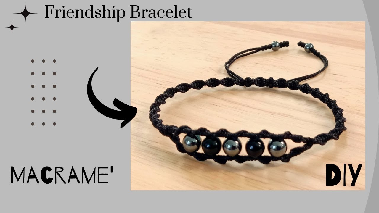 How to make a friendship bracelet with beads