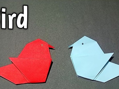 How to make a paper bird || origami tutorial