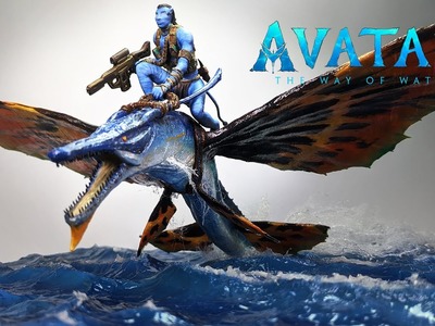 How to Make Jake Sully & Skimwing Diorama | Avatar: The Way of Water