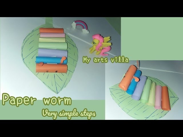 How To Make Paper Worm | Diy Paper Worm Easy And Simple Steps | Worm Craft