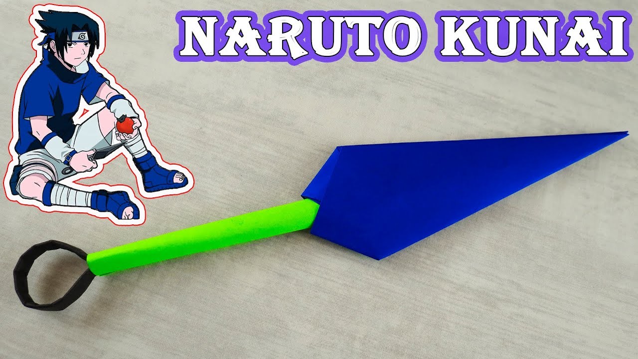 Kunai knife paper  | origami knife easy |  origami | papercraft